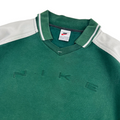 Vintage Nike 90s Spellout Polo Sweater (Stick)