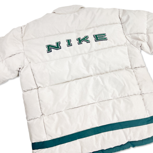*Rare* Vintage Nike 90s Spellout Logo Reversible Pufferjacke