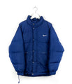 Vintage Nike Daunen Pufferjacke 90s stitched Swoosh Jacke Nike 