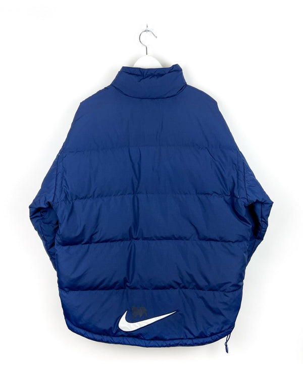 Vintage Nike Daunen Pufferjacke 90s stitched Swoosh Jacke Nike 