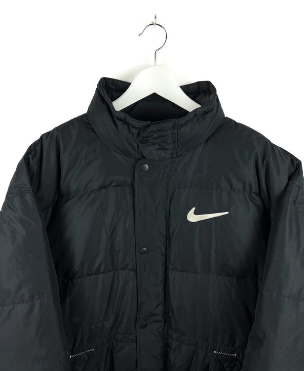 Vintage 90s Nike Daunen Pufferjacke stitched Swoosh