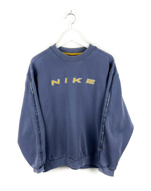 Vintage Nike 90s Spellout Logo Sweater stitched