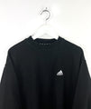 Vintage Adidas Basic oversize Sweater stitched Logo