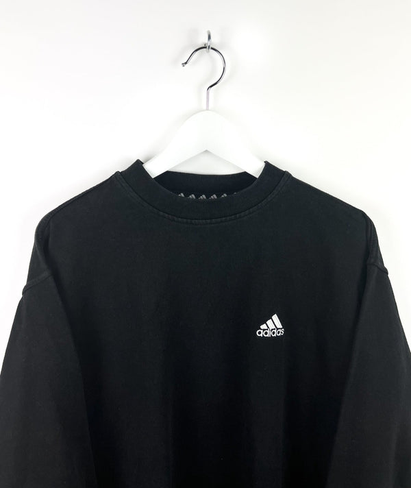 Vintage Adidas Basic oversize Sweater stitched Logo