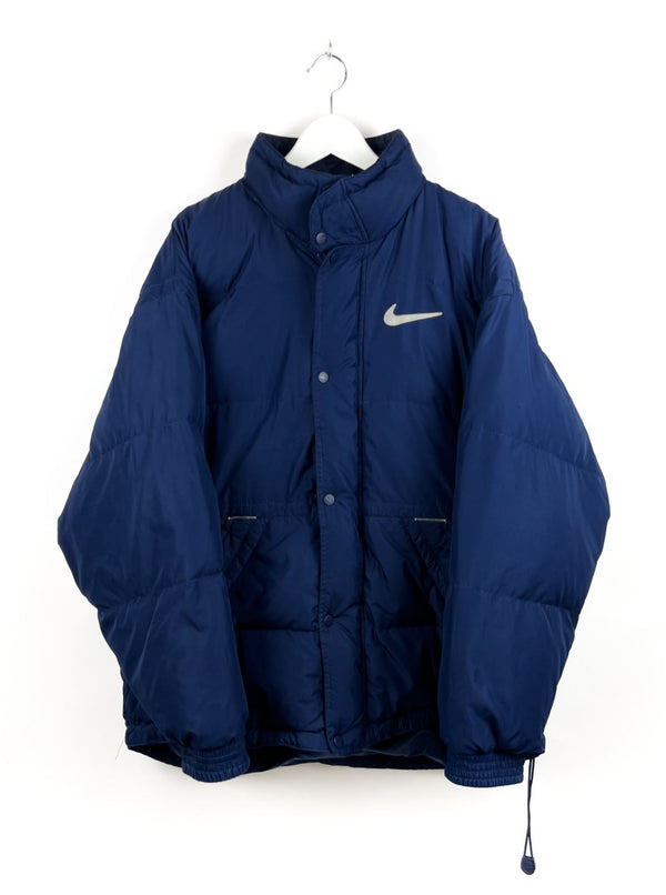 Vintage Nike 90s Daunen Pufferjacke stitched Swoosh