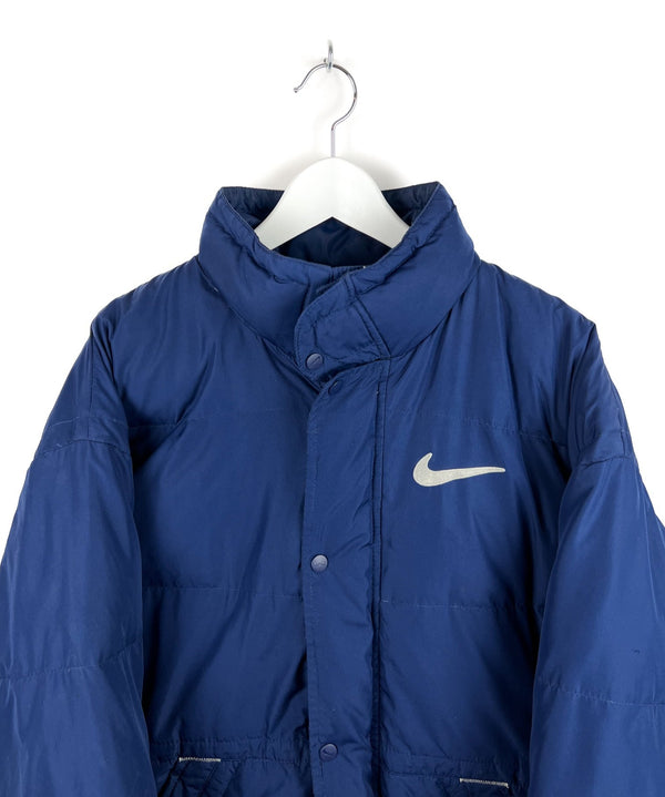 Vintage Nike 90s Daunen Pufferjacke stitched Swoosh