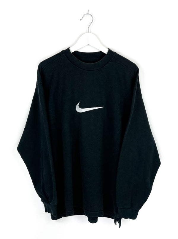 Vintage 90s Nike stitched Big Swoosh Logo Sweater