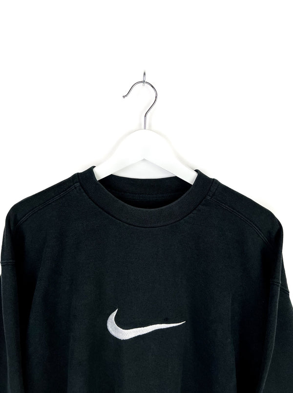 Vintage 90s Nike stitched Big Swoosh Logo Sweater
