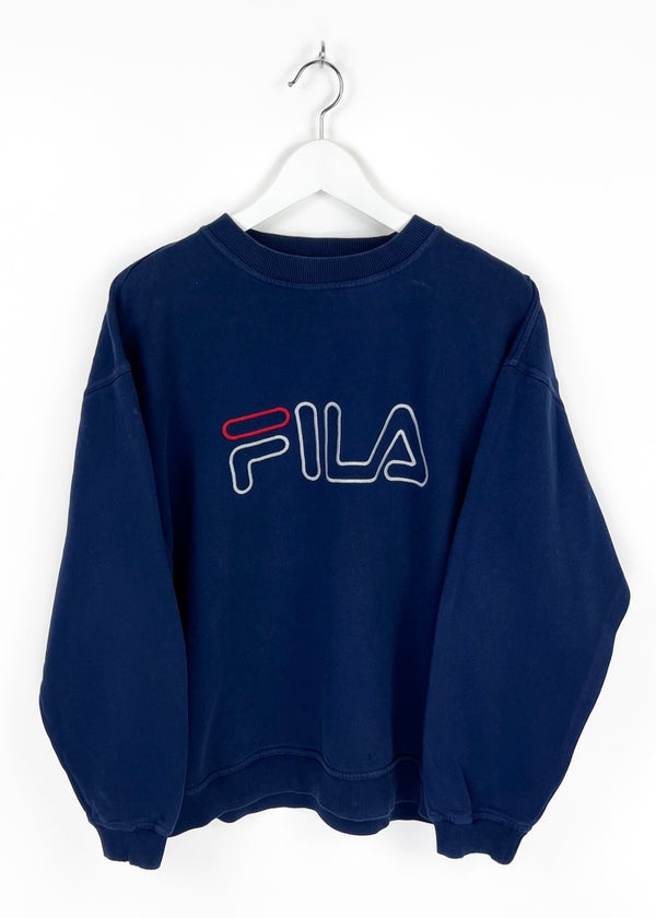 Vintage Fila stitched Logo Sweater