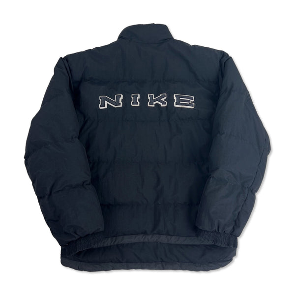 *Rare* Vintage 90s Nike Reversible Spellout Daunen Pufferjacke